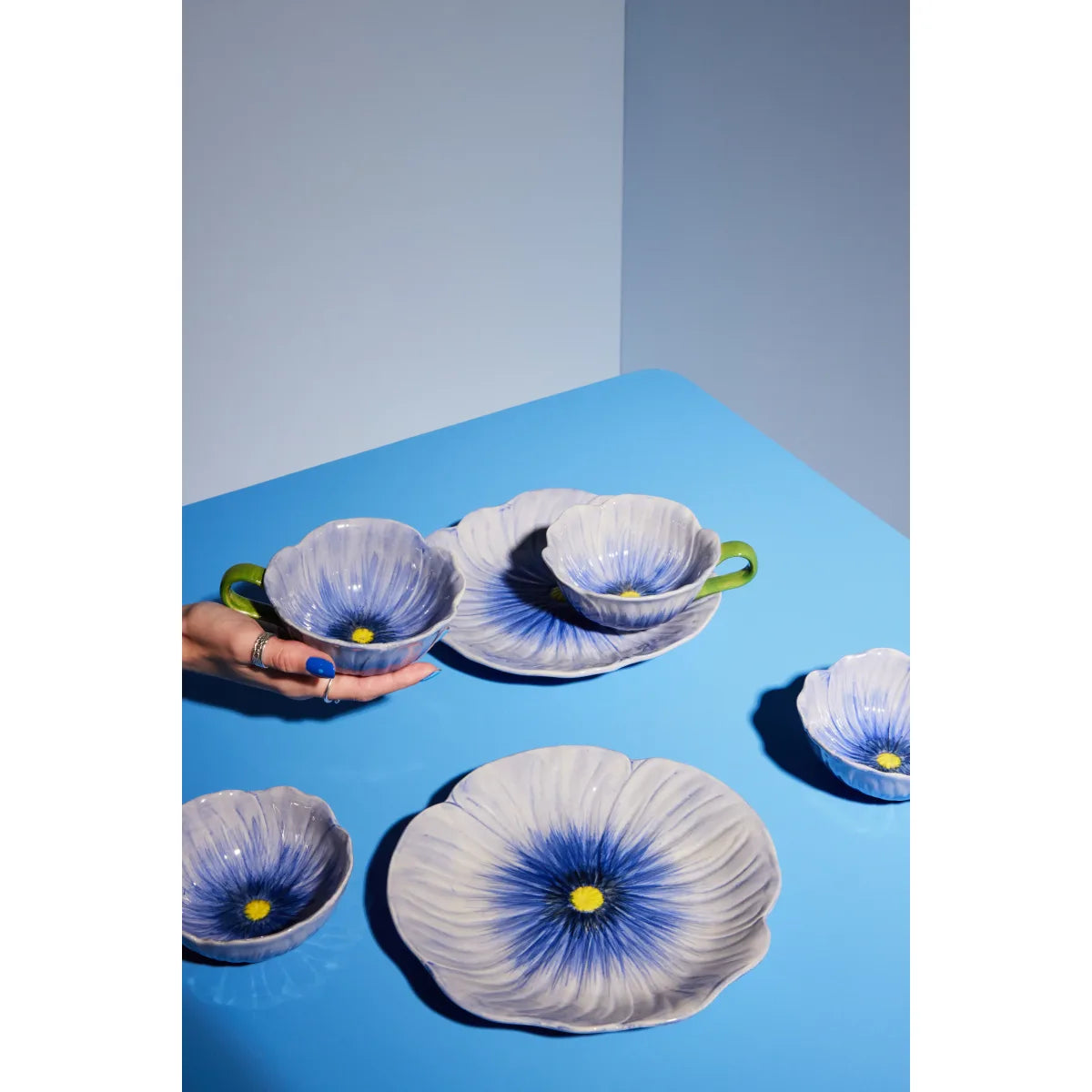 Taza Amapola Azul