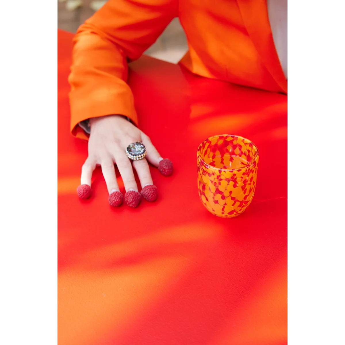 Vaso Messy Rojo