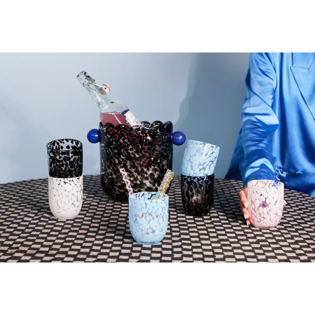 Vaso Messy Azul