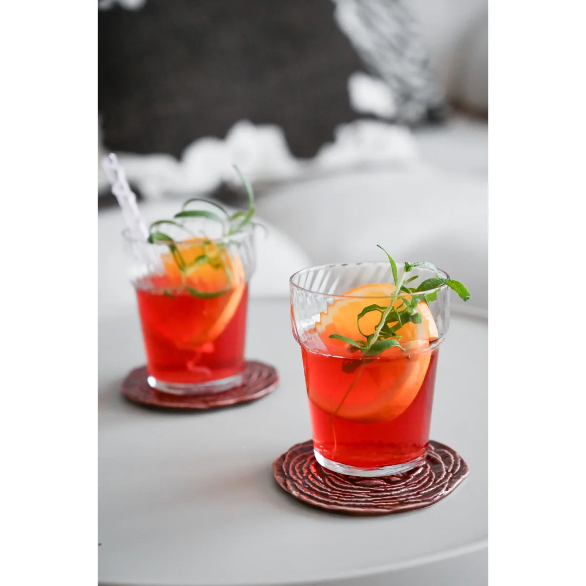 Posavasos Vegetales Rojo