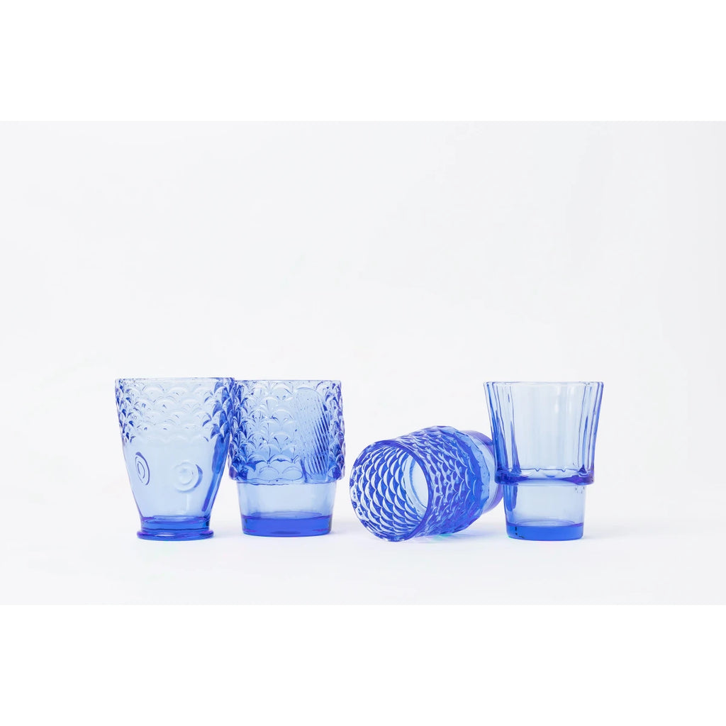 Vaso Pez Koi Azul