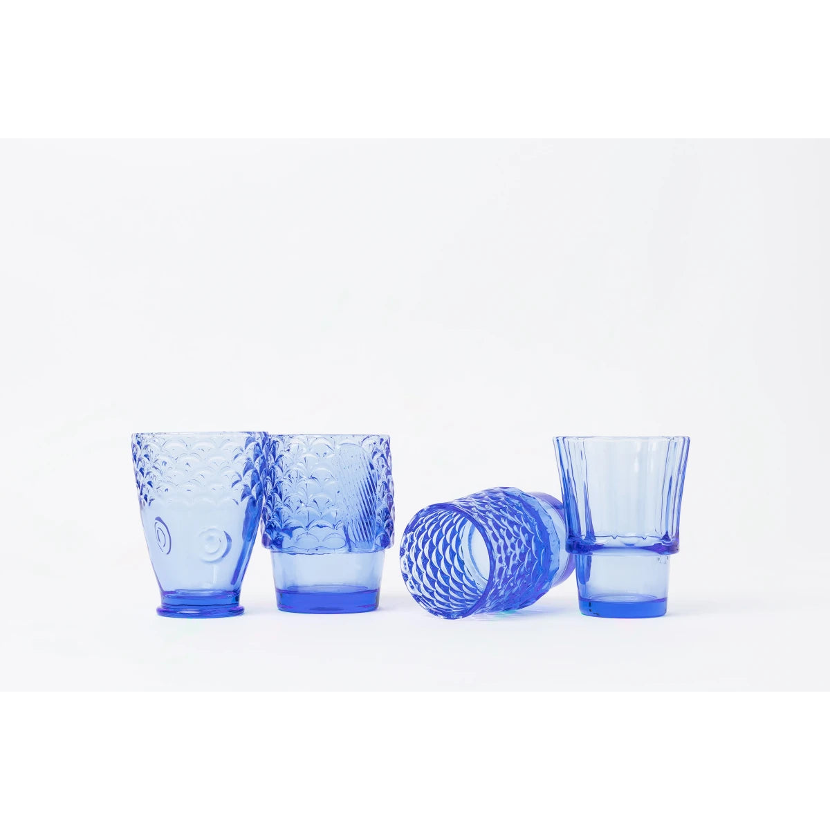 Vaso Pez Koi Azul