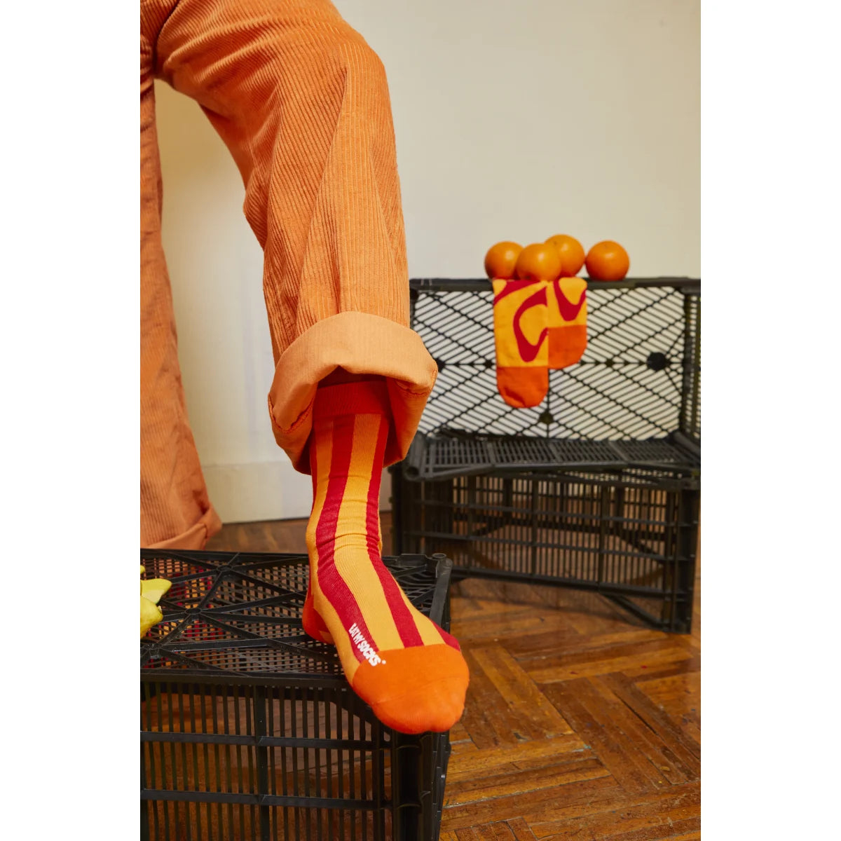 Calcetines Naranjas Jugosas (Set de 2 pares)