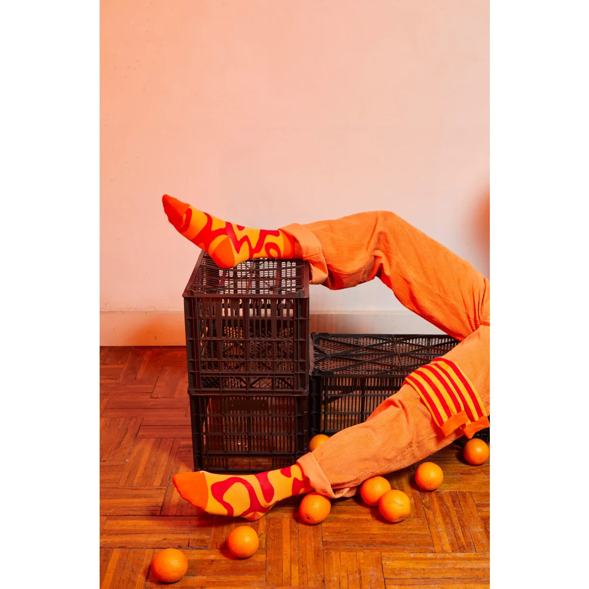 Calcetines Naranjas Jugosas (Set de 2 pares)