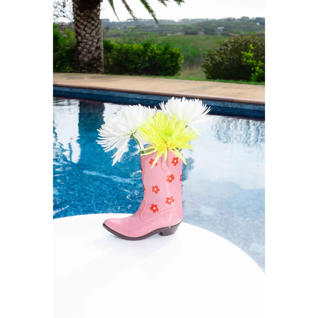 Jarrón Rodeo Bota L Rosa