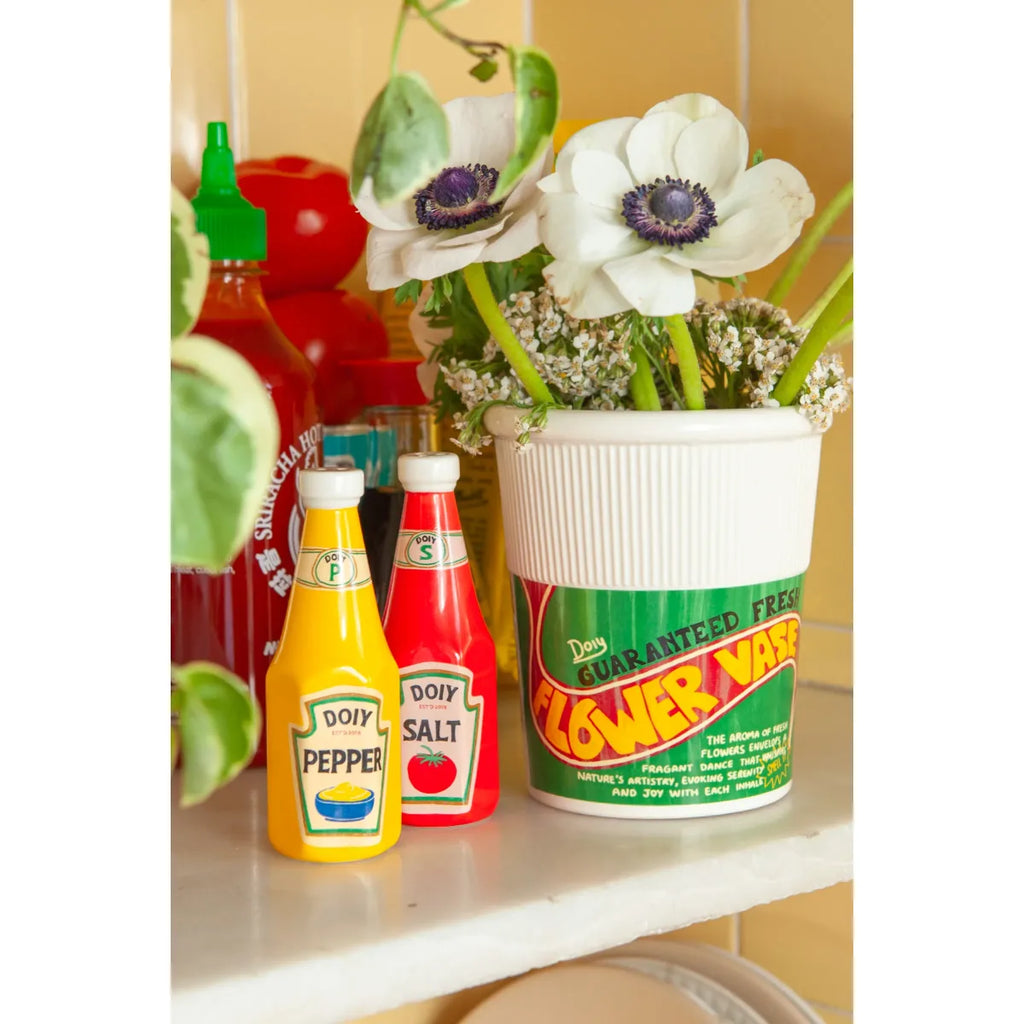 Salero y Pimentero Corner Shop Kétchup y Mostaza