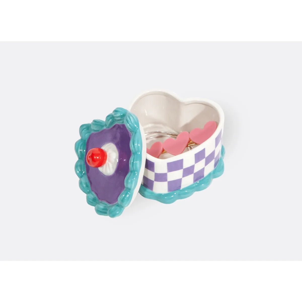 Caja Decorativa Sweetie Pastel de Corazón