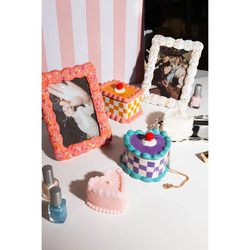 Caja Decorativa Sweetie Pastel de Corazón